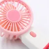 Colorful portable small fan with USB charging, mini silent for dormitory and office use Application Scenario